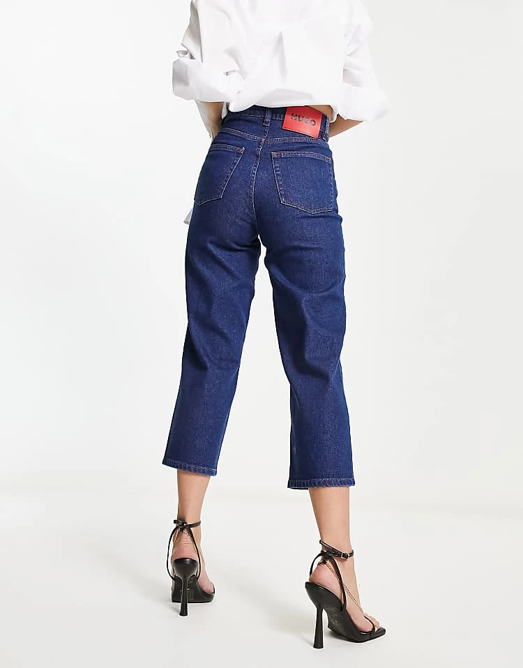 Hugo Red HUGO 933 Regular Fit Jeans In Dark Blue For Women 4 Hugo Red HUGO 933 Regular Fit Jeans In Dark Blue For Women - Image 2