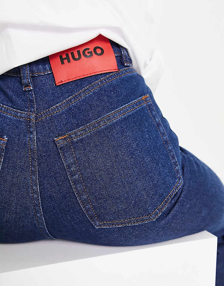 Hugo Red HUGO 933 Regular Fit Jeans In Dark Blue For Women 5 Hugo Red HUGO 933 Regular Fit Jeans In Dark Blue For Women - Image 3
