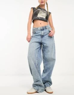 Hugo Red HUGO Gisanna Wide Leg Jeans In Light Wash For Women Light/pastel Blue -HUGO Sales 205033344 1 lightpastelblue 1