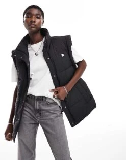 Hugo Red HUGO Florini-1 Padded Gilet In Black For Women