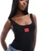 Hugo Red Hugo Bodywear Red Label Bodysuit In Black For Women -HUGO Sales 205435293 1 black