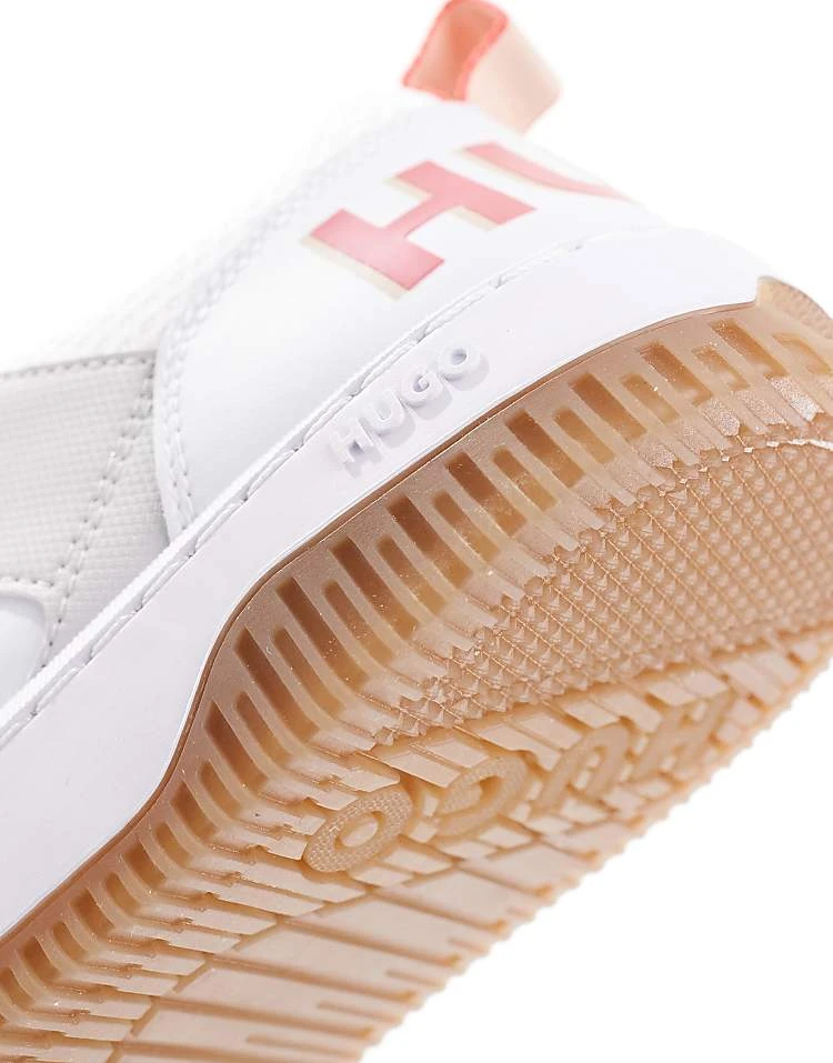 HUGO RED Kilian Trainers In White For Women Light/pastel Grey 6 HUGO RED Kilian Trainers In White For Women Light/pastel Grey - Image 4