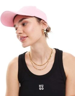 HUGO RED Baseball Cap In Pink For Women -HUGO Sales 205933322 3