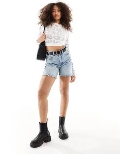 HUGO RED Logo Knitted Jumper In White For Women -HUGO Sales 205933350 4