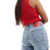 HUGO RED Denim Shorts In Light Wash For Women Light/pastel Blue -HUGO Sales 205933358 1 lightpastelblue