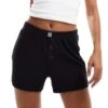 Hugo Red Hugo Bodywear Luna Shorts In Black For Women -HUGO Sales 206599381 1 black