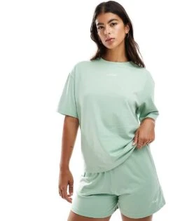 Hugo Blue Hugo Bodywear Shuffle Short In Mint Green For Women -HUGO Sales 206599430 2