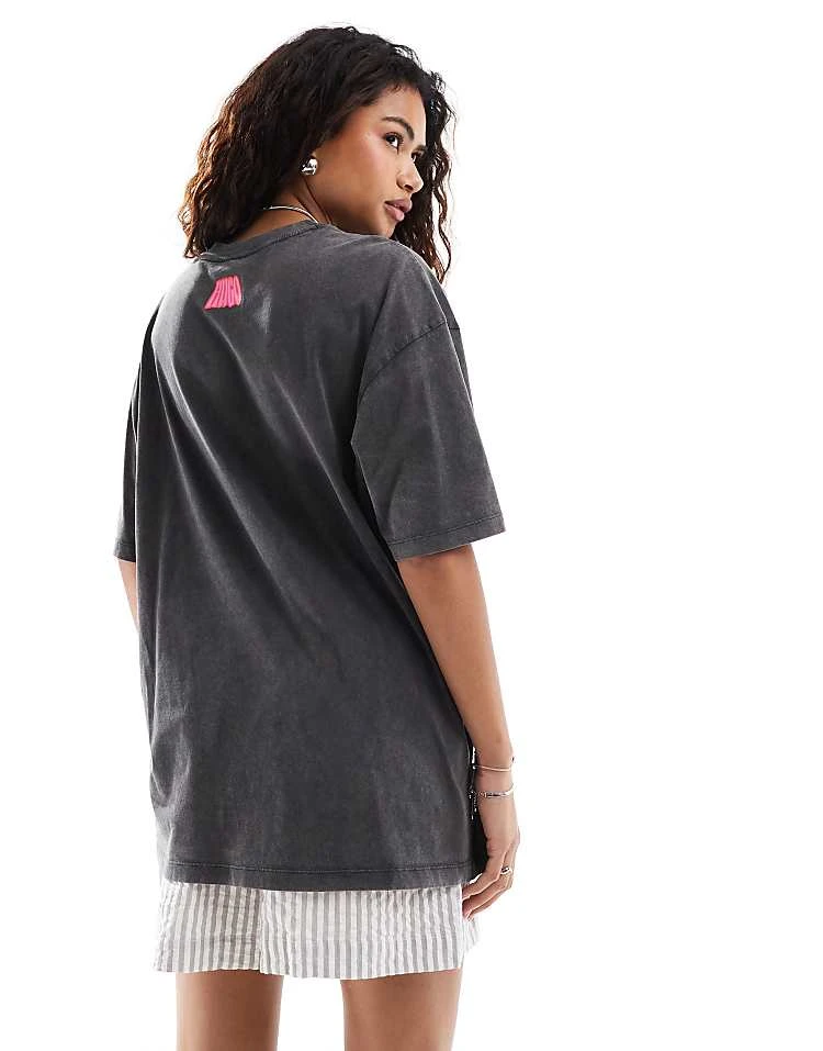 HUGO Red Relaxed Graphic T-shirt In Black For Women 4 HUGO Red Relaxed Graphic T-shirt In Black For Women - Image 2