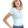 HUGO Blue Baby Tee In Blue For Women Open Blue -HUGO Sales 206773714 1 openblue