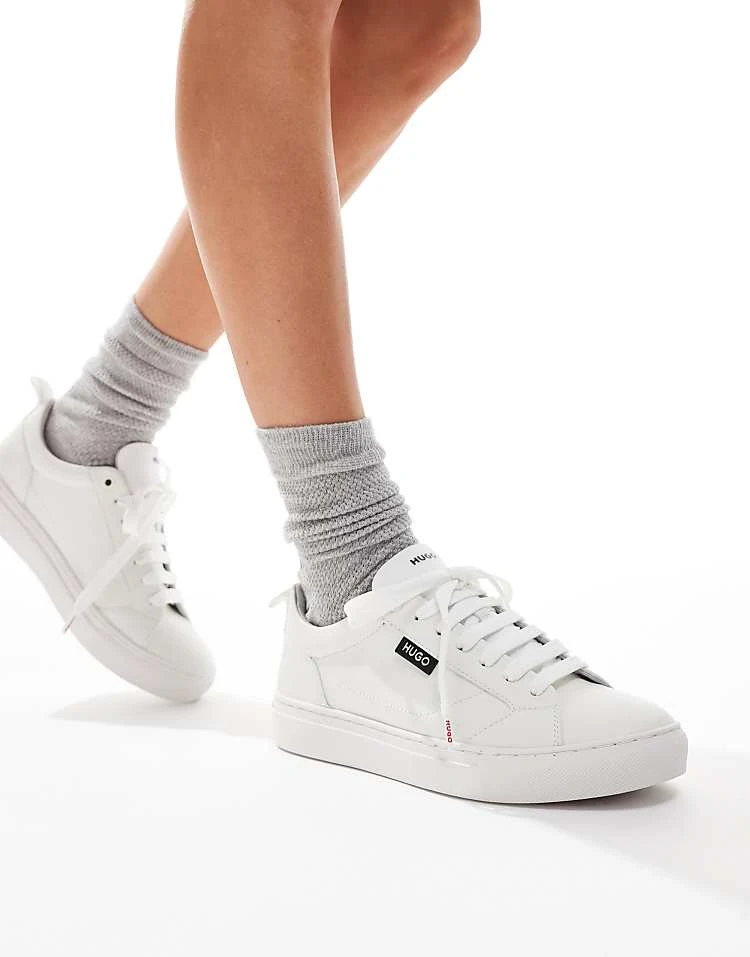 HUGO Red Morrie Trainers In White For Women 8 HUGO Red Morrie Trainers In White For Women - Image 6