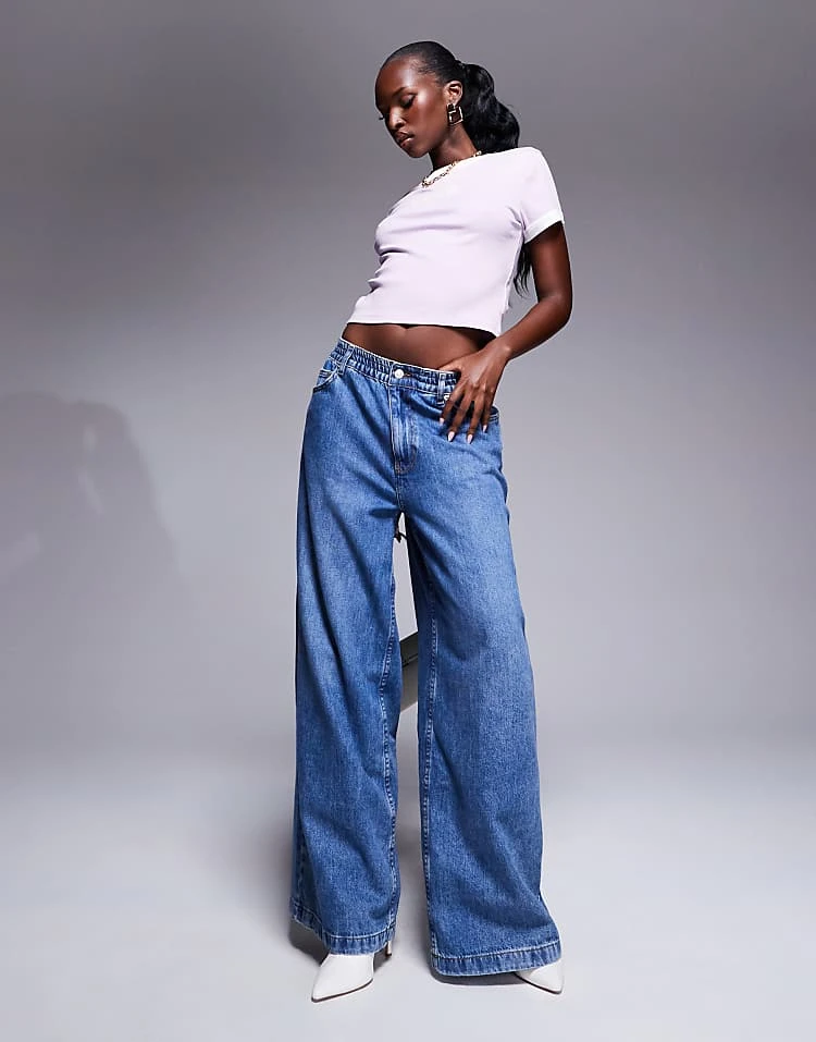 HUGO Blue Dalia Baby Ringer T-shirt In Pink For Women Purple 5 HUGO Blue Dalia Baby Ringer T-shirt In Pink For Women Purple - Image 3