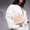HUGO Red Bel Crossbody Bag In Beige With Sherpa Lining Detail For Women -HUGO Sales 206889086 1 beige