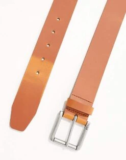 BOSS By Hugo Boss BOSS Joris Leather Belt In Medium Brown For Women -HUGO Sales 206889087 3