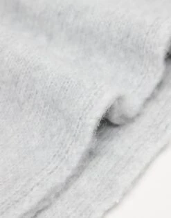 HUGO Red Sarmi Scarf And Beanie Set In Grey For Women -HUGO Sales 206889179 4