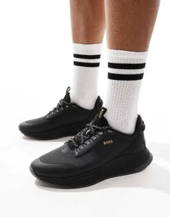 BOSS By Hugo Boss BOSS Ttnm Evo Runner Trainers In Black For Women