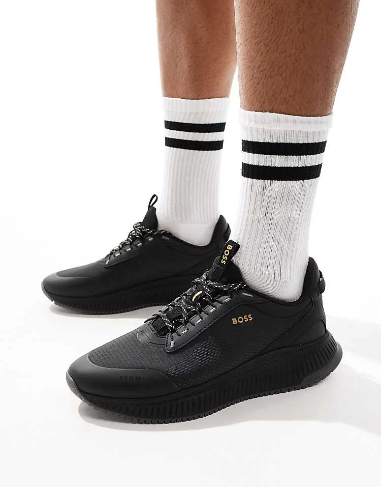 BOSS By Hugo Boss BOSS Ttnm Evo Runner Trainers In Black For Women 2 BOSS By Hugo Boss BOSS Ttnm Evo Runner Trainers In Black For Women