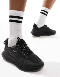 BOSS By Hugo Boss BOSS Ttnm Evo Runner Trainers In Black For Women 9 BOSS By Hugo Boss BOSS Ttnm Evo Runner Trainers In Black For Women -HUGO Sales 206889189 3