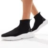 HUGO Red Leon Hito Sock Trainers In Black And White For Women 2 HUGO Red Leon Hito Sock Trainers In Black And White For Women -HUGO Sales 206889220 1 black