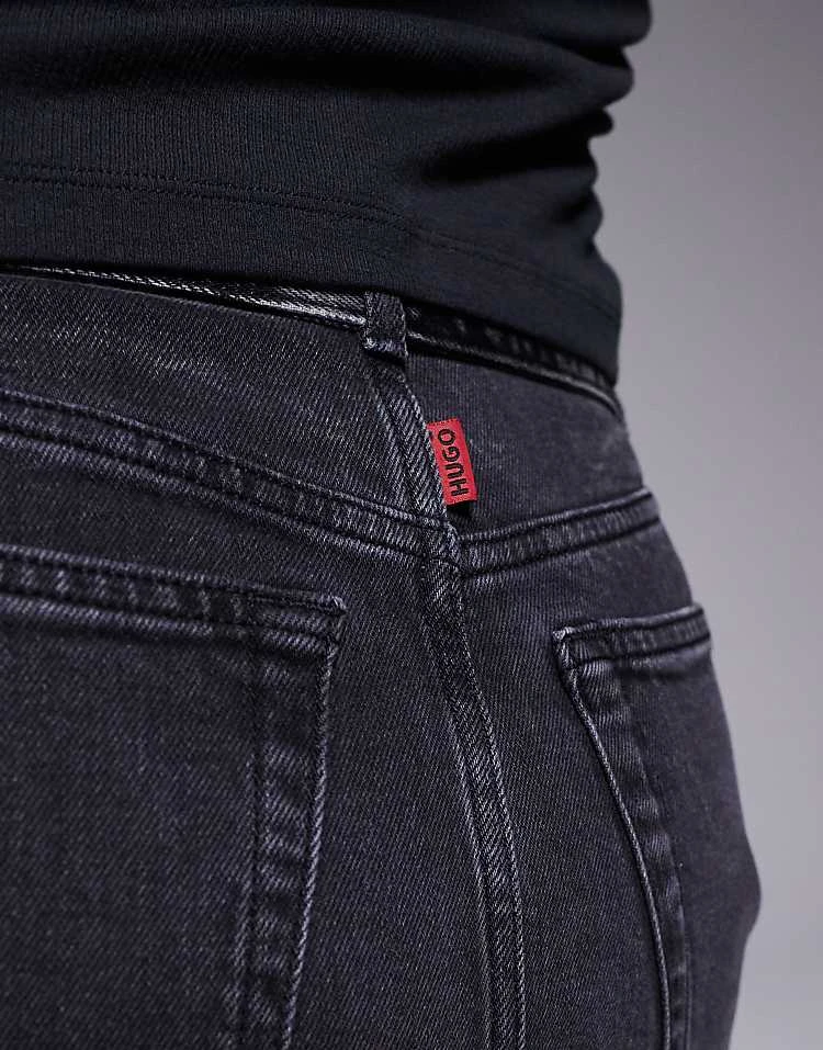 HUGO Red Gatje Maxi Denim Skirt In Washed Black For Women 6 HUGO Red Gatje Maxi Denim Skirt In Washed Black For Women - Image 4