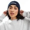 BOSS By Hugo Boss BOSS Asic Fisherman Beanie In Navy With White Logo For Women 2 BOSS By Hugo Boss BOSS Asic Fisherman Beanie In Navy With White Logo For Women -HUGO Sales 206889685 1 navy
