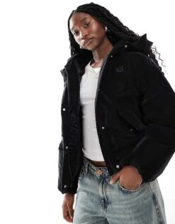 HUGO Red Florita Puffer Jacket In Black Shine For Women -HUGO Sales 206889919 2