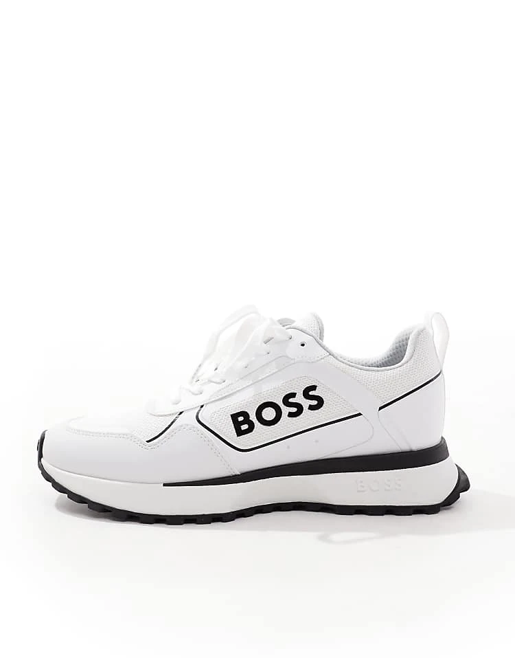 BOSS By Hugo Boss BOSS Jonah Runner Trainers In White And Black For Women 3 BOSS By Hugo Boss BOSS Jonah Runner Trainers In White And Black For Women - Image 2