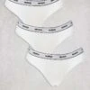 Hugo Red HUGO Bodywear 3 Pack Briefs In White With Logo Waistband For Women -HUGO Sales 206890300 1 white