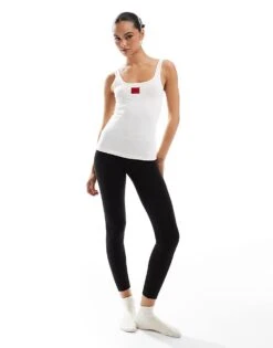Hugo Red HUGO Bodywear Red Label Vest In White For Women -HUGO Sales 206890438 4