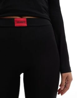 Hugo Red HUGO Bodywear Co-ord Thermal Leggings In Black For Women 12 Hugo Red HUGO Bodywear Co-ord Thermal Leggings In Black For Women -HUGO Sales 206890441 5