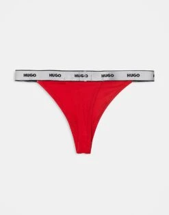 Hugo Red HUGO Bodywear 5 Pack Thong Giftset In Black And Red For Women Multi -HUGO Sales 206890608 3