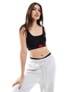 Hugo Red HUGO Bodywear Red Label Bralette In Black For Women -HUGO Sales 206890794 1 black 1