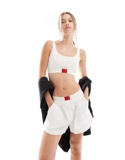 Hugo Red HUGO Bodywear Red Label Bralette In White For Women -HUGO Sales 206890930 3