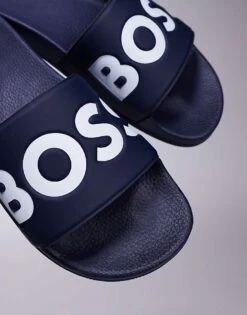 Hugo Red BOSS Aryeh Sliders In Avy For Women Navy -HUGO Sales 207066069 4