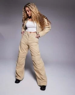 HUGO Blue Hunder Trousers In Beige For Women Open Beige -HUGO Sales 207341317 1 openbeige 1