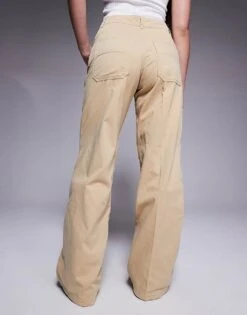 HUGO Blue Hunder Trousers In Beige For Women Open Beige -HUGO Sales 207341317 3