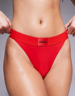 Hugo Red HUGO Bodywear Thong In Red For Women Bright Red -HUGO Sales 207349529 4