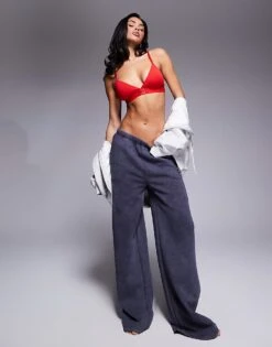 Hugo Red HUGO Bodywear Triangle Bra In Red For Women Bright Red 10 Hugo Red HUGO Bodywear Triangle Bra In Red For Women Bright Red -HUGO Sales 207349553 4