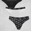 Hugo Red HUGO Bodywear 3-pack Of Thongs In Multi With Script Logo For Women Open Miscellaneous