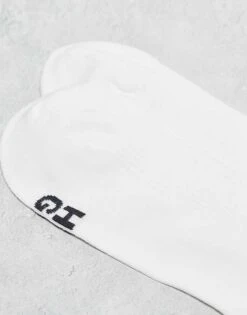 Hugo Red HUGO Bodywear Stacked Logo Socks In White With Frilleed Edge For Women -HUGO Sales 207364812 3